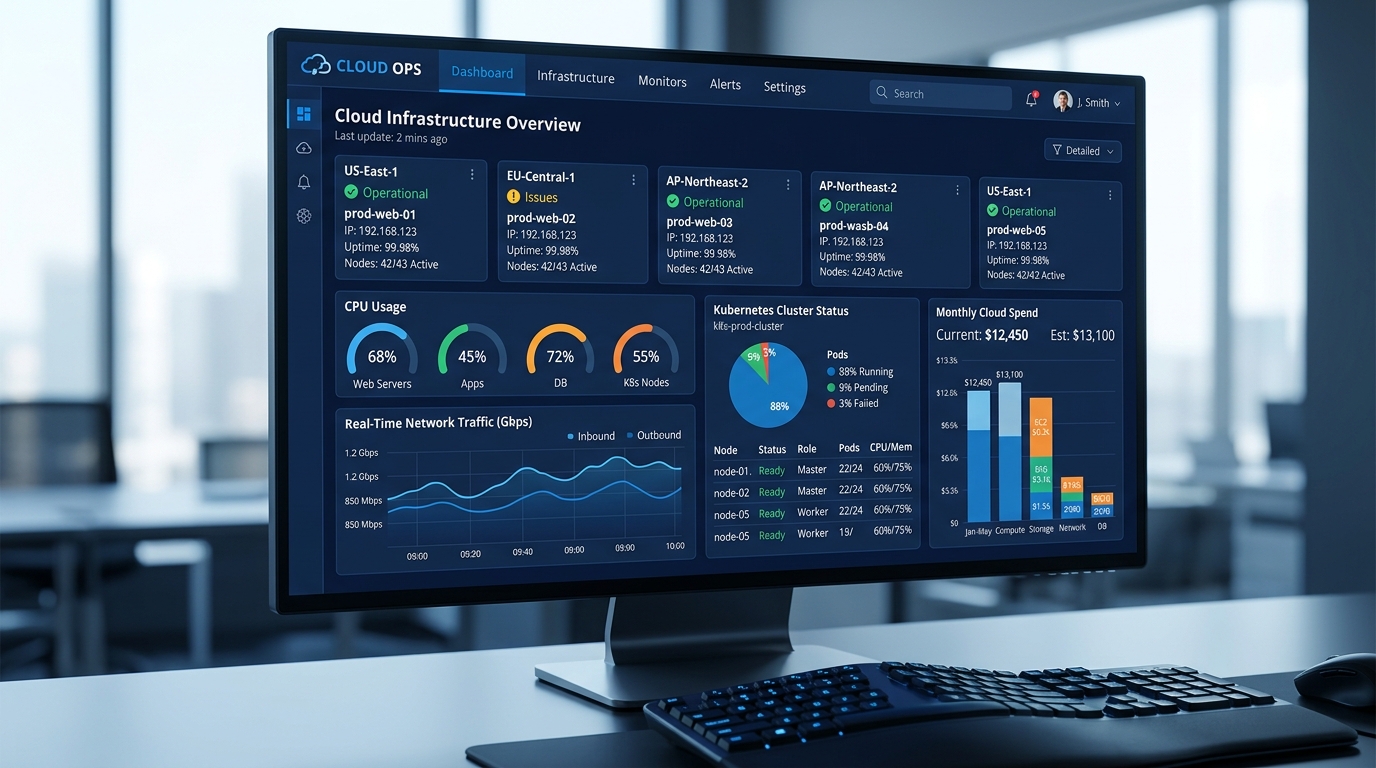 CloudMatrix Infrastructure Dashboard